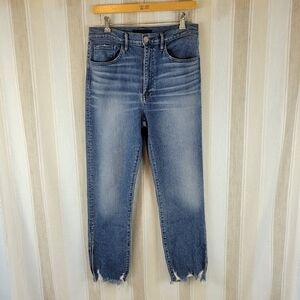 3x1 NYC‎ High Rise Straight Leg Jeans Blue Size 28